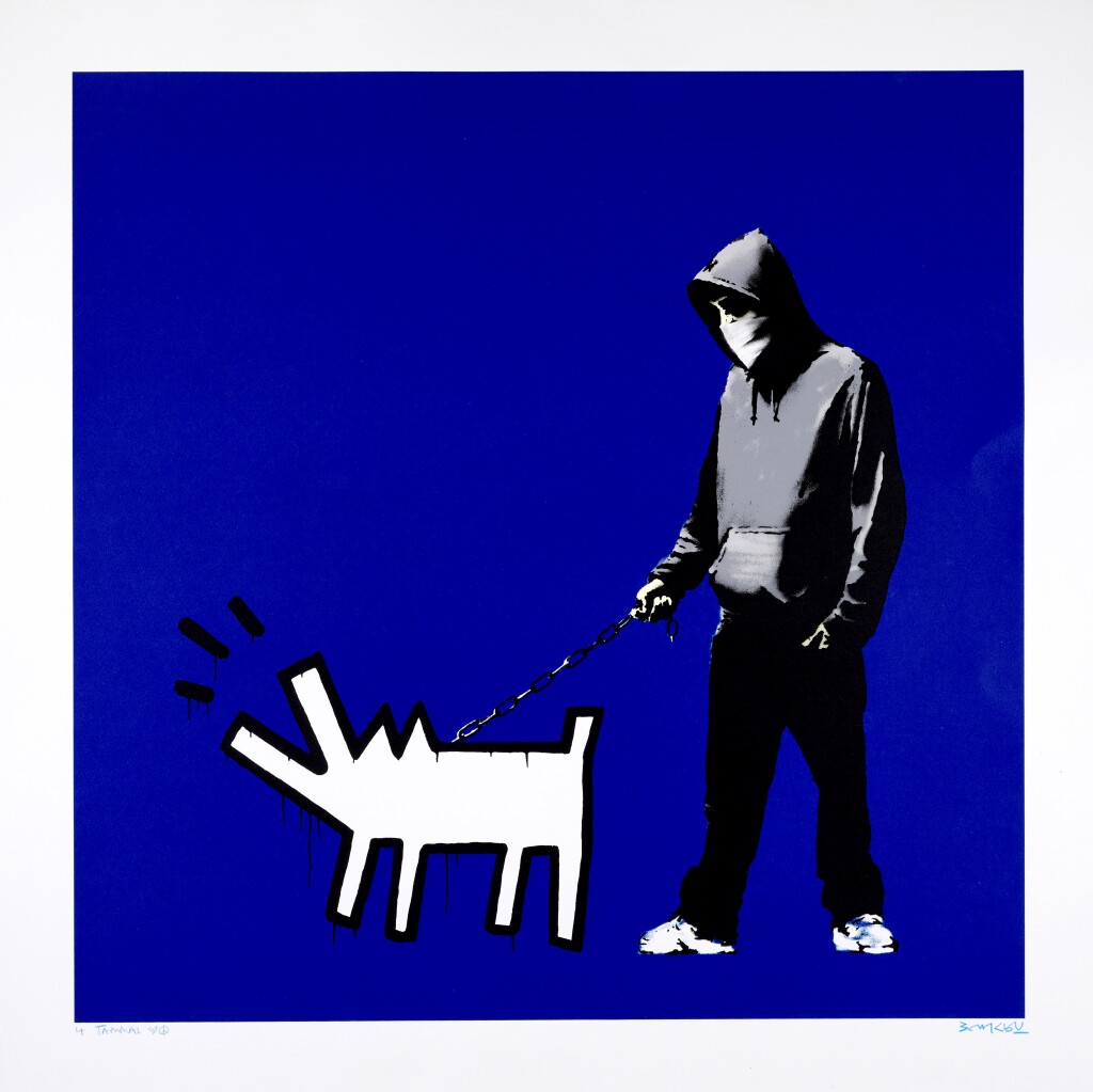 Banksy - Choose Your Weapon (Dark Blue)