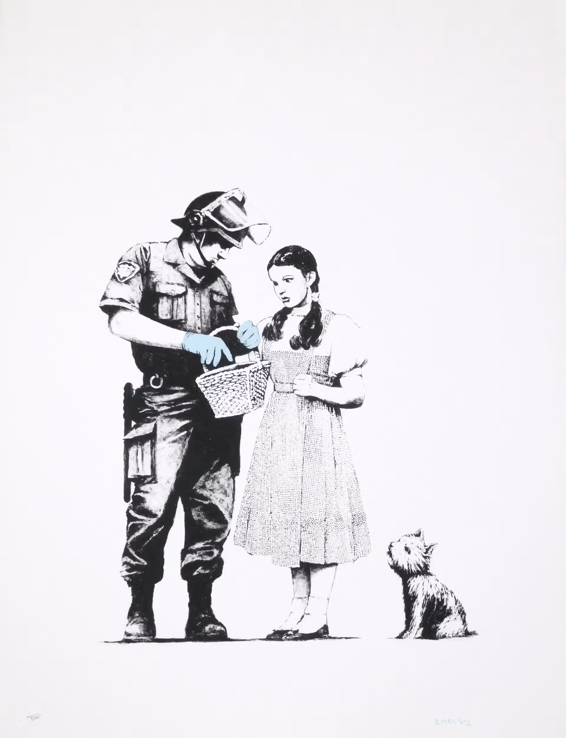 Banksy - Stop and Search (Signed)
